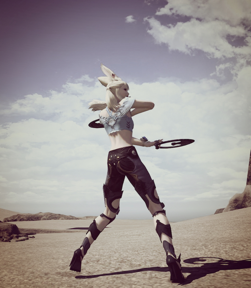 ファイナルファンタジーXIV FF14 踊り子ヴィエラコスプレ